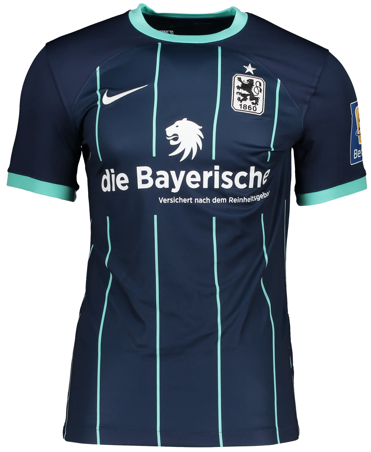 Pánský dres s krátkým rukávem Nike TSV 1860 Mnichov 2023/24, hostující