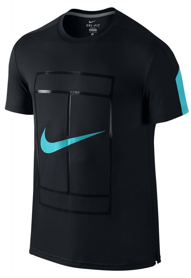 Pánské tenisové tričko Nike Court Graphic Crew - Top4Sport.cz