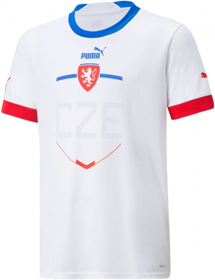 Dětský dres s krátkým rukávem Puma Česko 2022/23, hostující