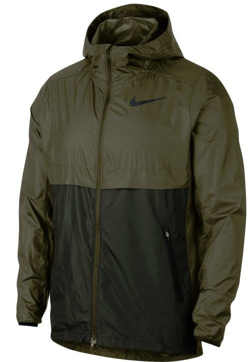 Pánská běžecká bunda s kapucí Nike Shield
