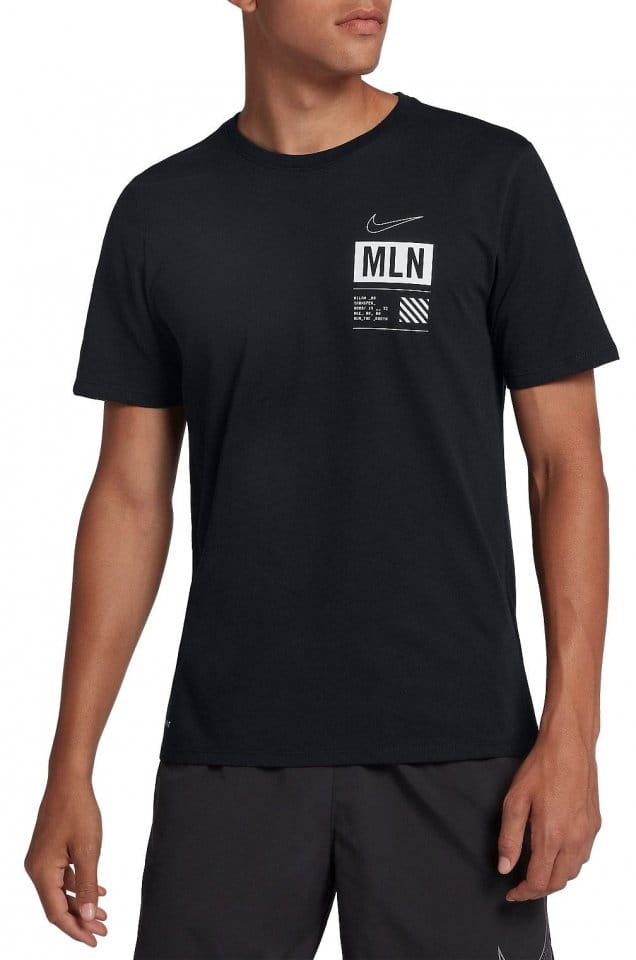 Pánské běžecké triko s krátkým rukávem Nike Dry Milan