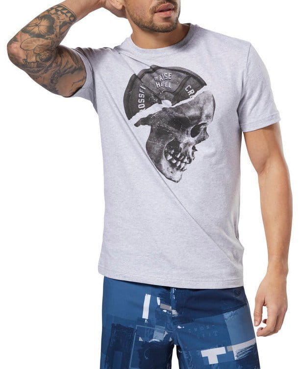 Pánské tričko s krátkým rukávem Reebok CrossFit Plated Skull