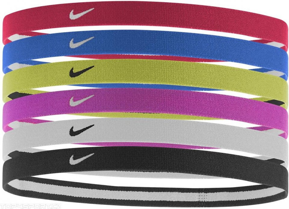 Čelenky (6 kusů) Nike Swoosh Sport Headbands 6PK 2.0 - Top4Sport.cz