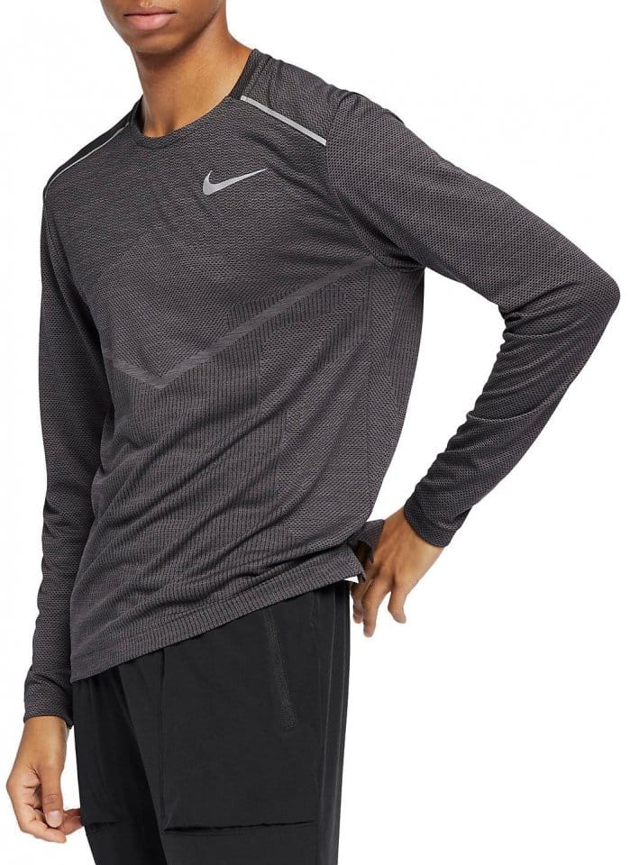 Pánský běžecký top s dlouhým rukávem Nike Techknit Ultra