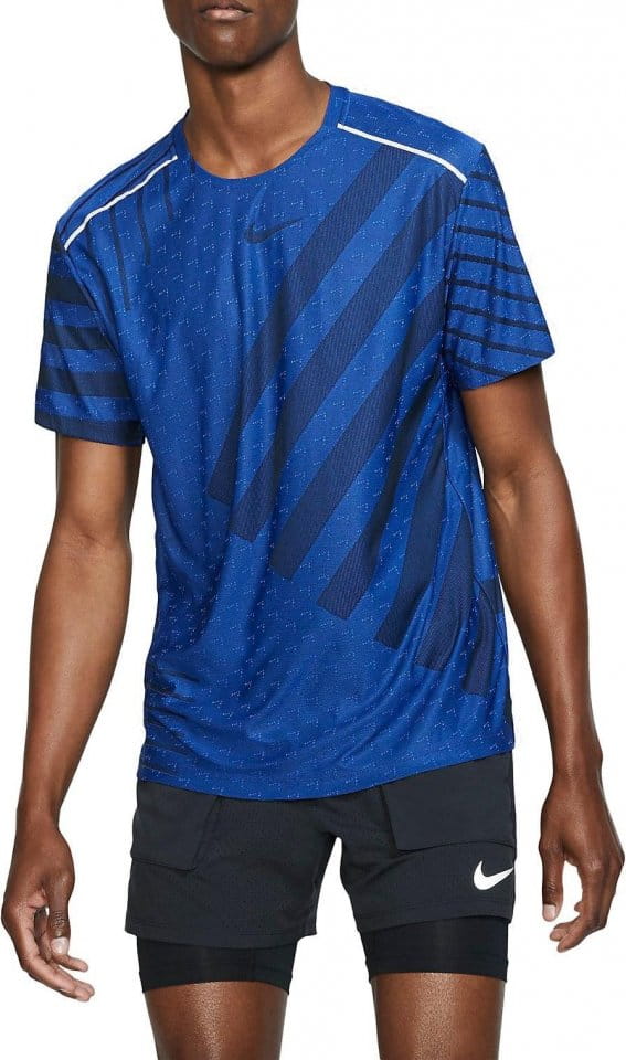 Pánské běžecké tričko s krátkým rukávem Nike TechKnit Cool Novelty