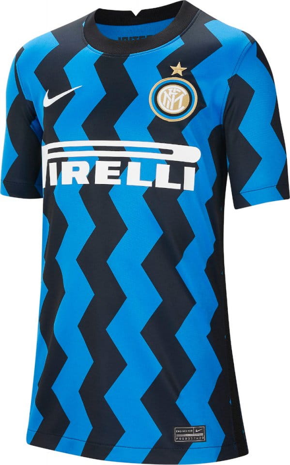 Dětský domácí fotbalový dres s krátkým rukávem Nike Inter Milan Stadium 2020/21