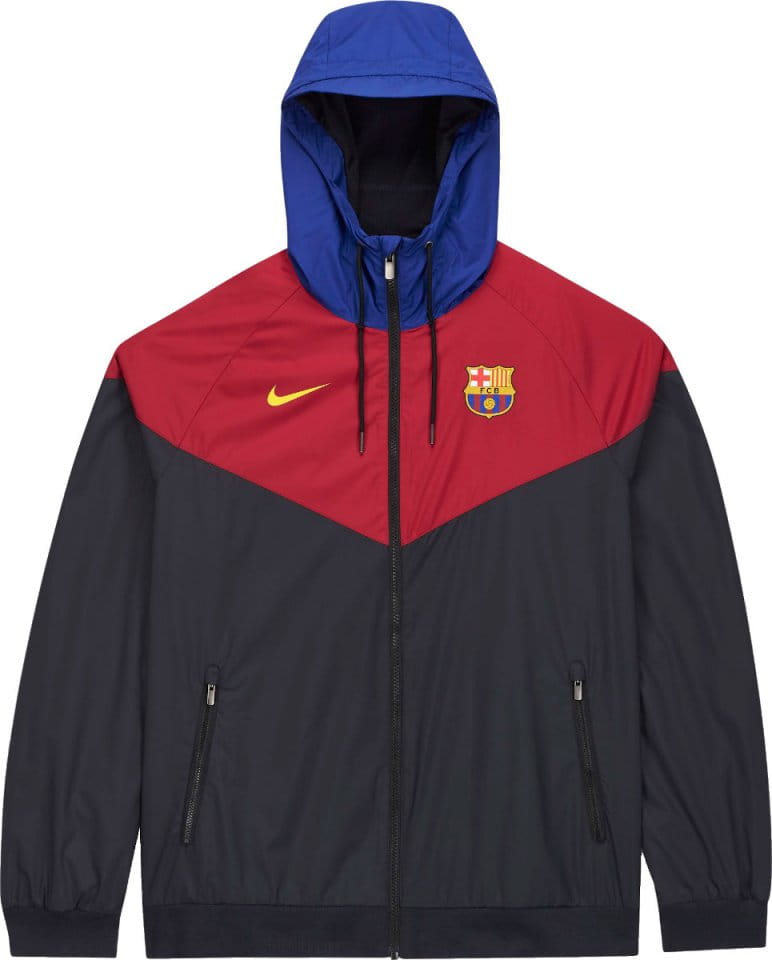 Pánská bunda s kapucí Nike FC Barcelona Windrunner