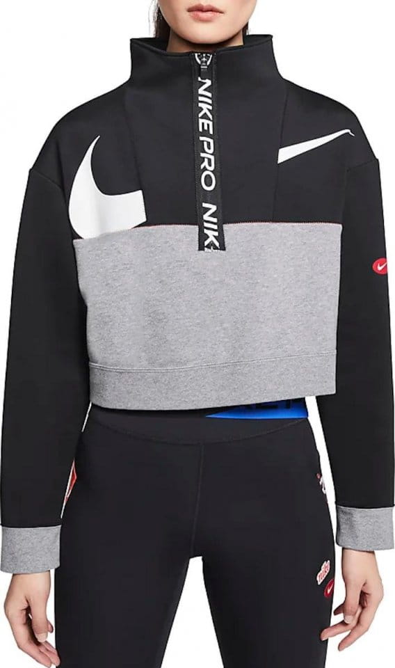 Dámská flísová bunda s polovičním zipem Nike Pro Get Fit