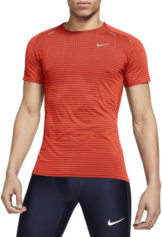 Pánské běžecké tričko s krátkým rukávem Nike TechKnit Ultra