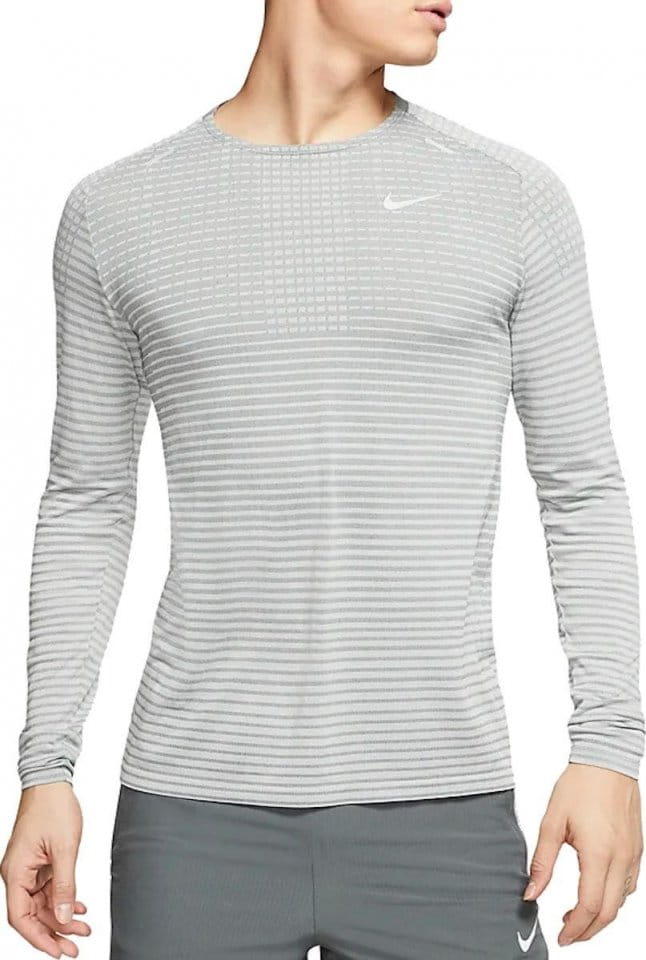 Pánské běžecké tričko s dlouhým rukávem Nike TechKnit Ultra
