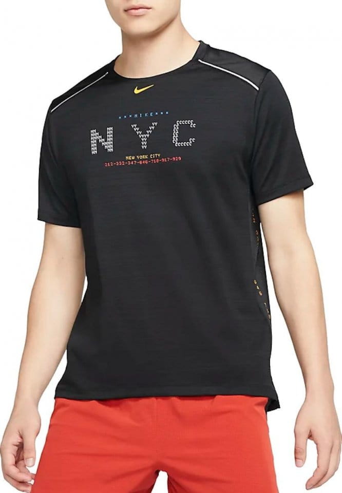 Pánské běžecké tričko s krátkým rukávem Nike Dri-FIT Miler NYC