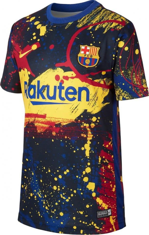Dětské fotbalové tričko s krátkým rukávem Nike FC Barcelona