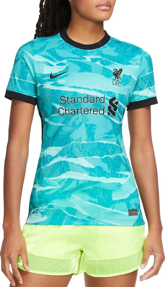 Dámský venkovní fotbalový dres s krátkým rukávem Nike Liverpool FC Stadium 2020/21