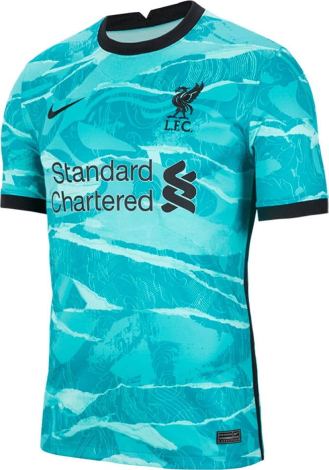 Dětský venkovní fotbalový dres s krátkým rukávem Nike Liverpool FC Stadium 2020/21