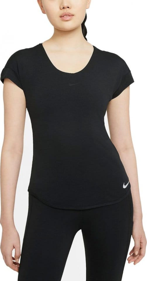 Dámské běžecké triko s krátkým rukávem Nike Breathe Cool
