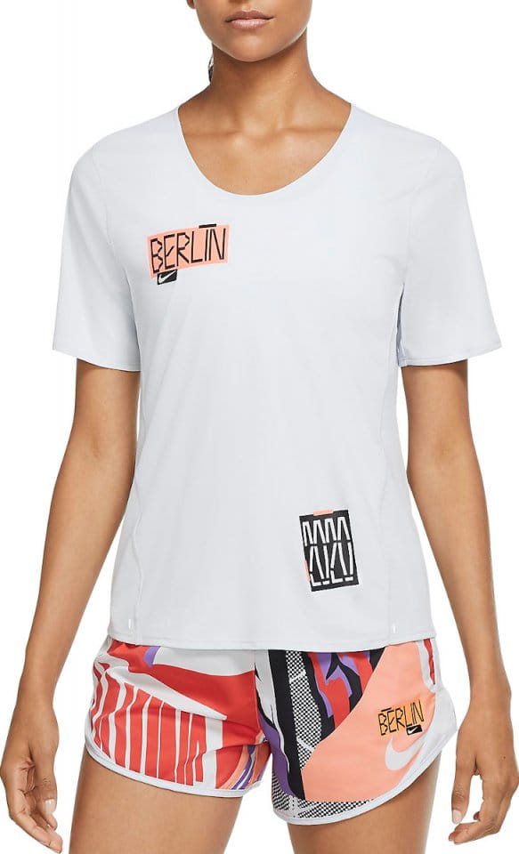 Dámské běžecké tričko s krátkým rukávem Nike City Sleek Berlin