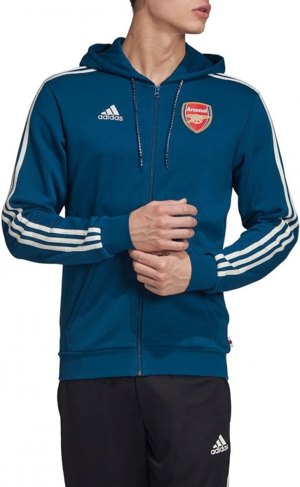 Pánská mikina s kapucí adidas Arsenal Full-Zip Hoodie