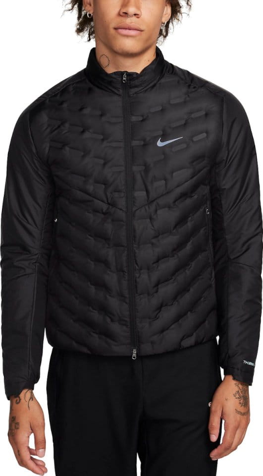 Pánská péřová běžecká bunda s kapucí Nike Therma-FIT ADV AeroLoft