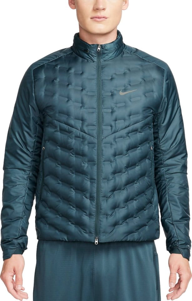 Pánská péřová běžecká bunda s kapucí Nike Therma-FIT ADV AeroLoft