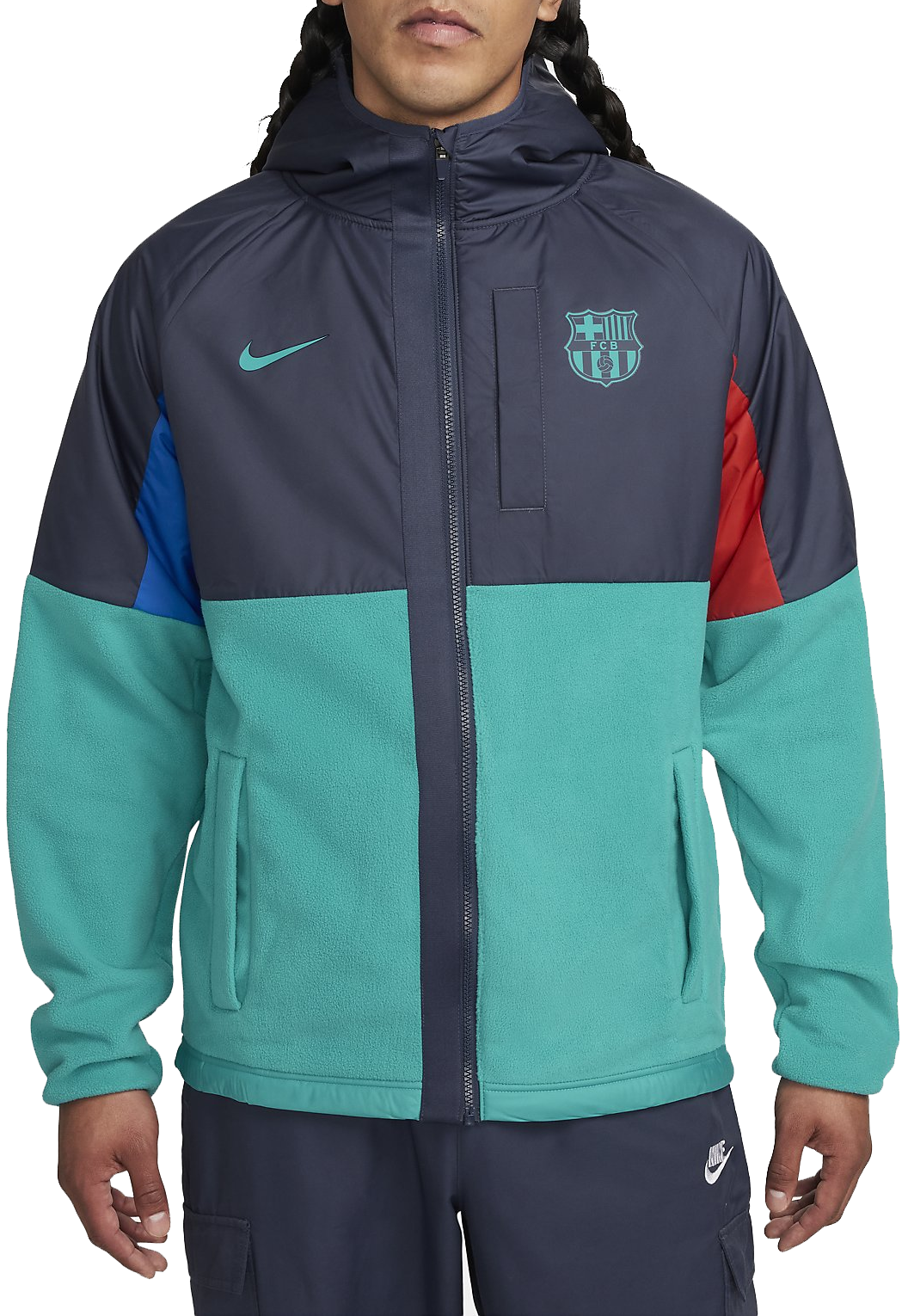 Pánská bunda s kapucí Nike FC Barcelona AWF