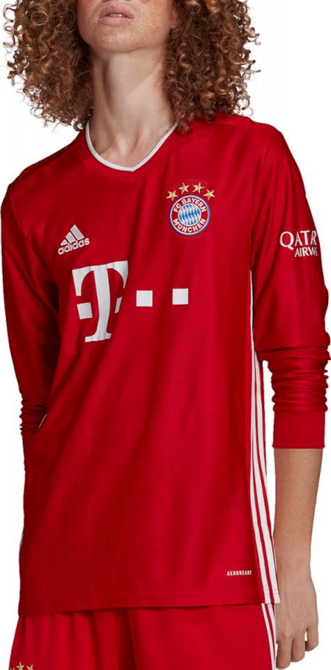 Pánský domácí fotbalový dres s dlouhým rukávem adidas FC Bayern Mnichov 2020/21