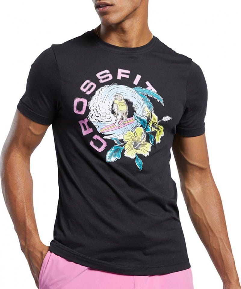 Pánské tričko s krátkým rukávem Reebok CrossFit® Surfing Bear