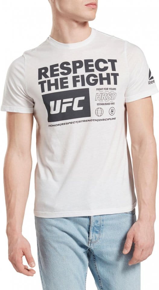 Pánské tričko s krátkým rukávem Reebok UFC Text