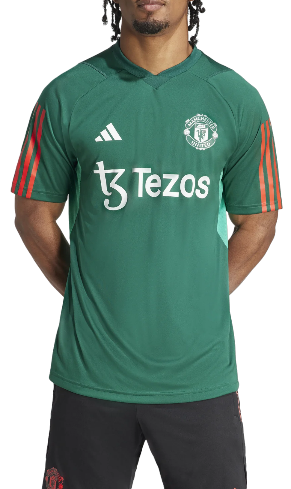 Pánský tréninkový dres s krátkým rukávem adidas Manchester United Tiro 23 Training