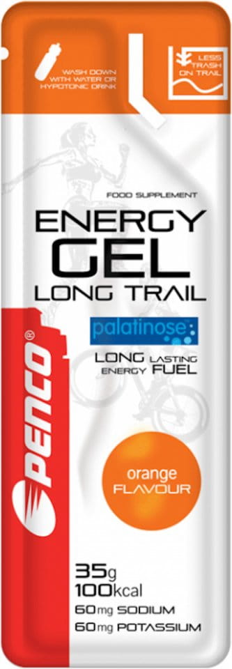 Energetický gel PENCO ENERGY GEL LONG TRAIL 35G pomeranč