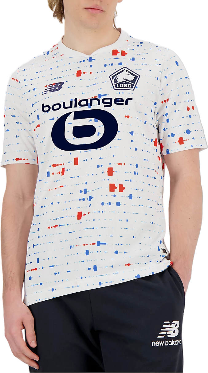 Pánský hostující fotbalový dres s krátkým rukávem New Balance Lille LOSC 2023/24