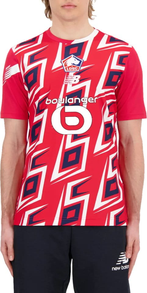 Předzápasové tričko s krátkým rukávem New Balance LOSC Lille