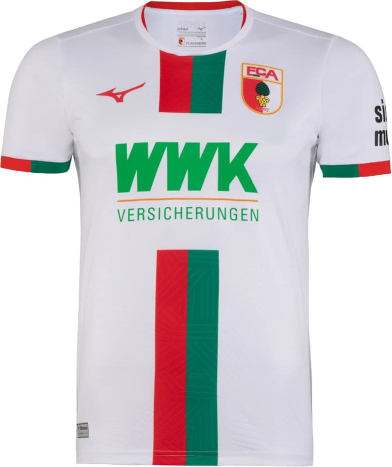 Pánský domácí dres s krátkým rukávem Mizuno FC Augsburg 2023/24